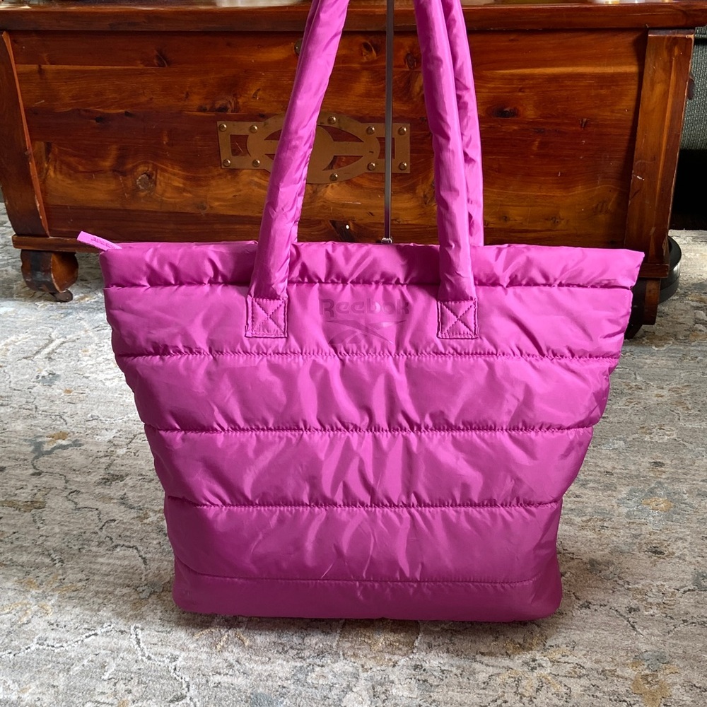 Reebok Beatrice Pink Puffer Tote
